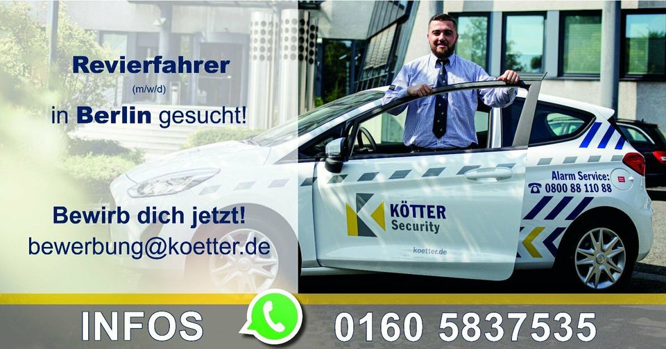 Ticketprüfer # Fahrkartenprüfer Berlin 1.600,- € netto* ⭐️ §34a in Berlin