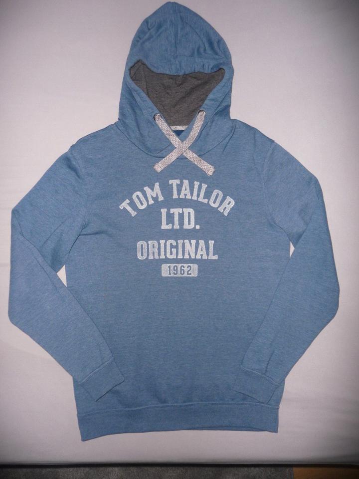 Tom Tailor Herren Hoodie mit Logo-Print / Pullover Gr. L in Halsbach