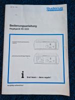 3 versch. BUDERUS Anleitungen M004, HS 3220, HW 3201 Rheinland-Pfalz - Burgbrohl Vorschau