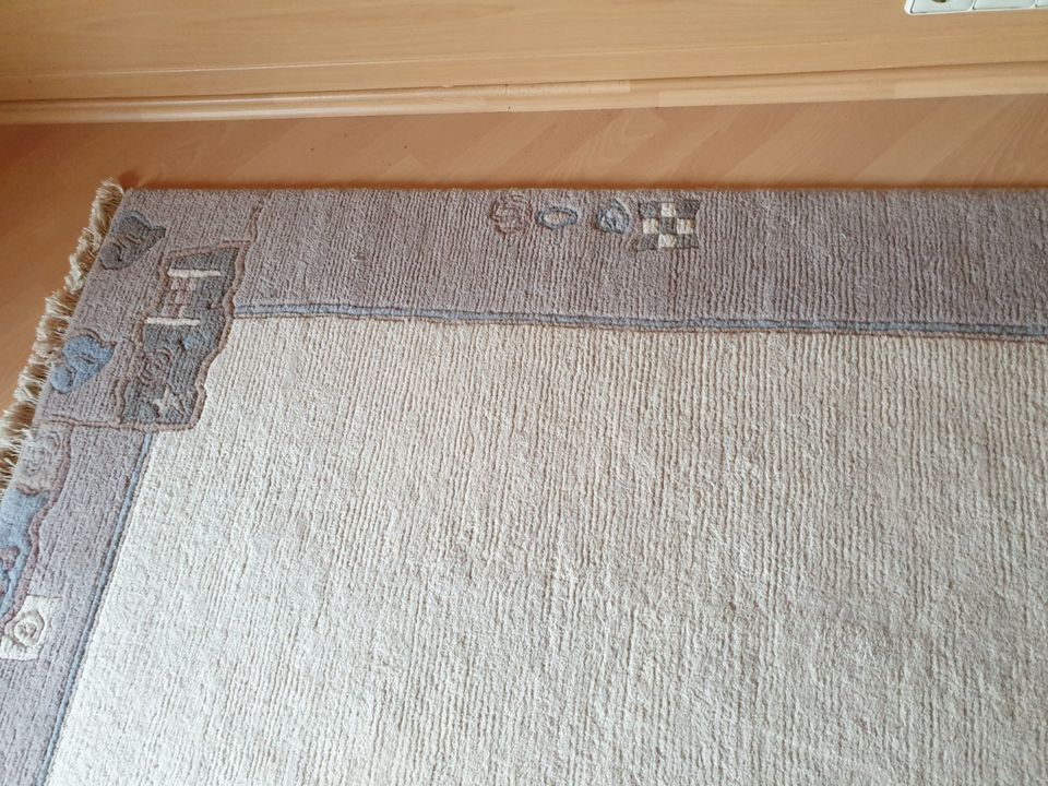 Teppich Schurwolle 1,75 x 2,57 wie neu geknüpft Wolle eckig in Bremen