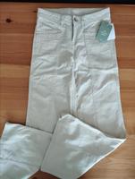 H&M Jeanshose Jeans beige Wide Leg Jeans Größe XXS 32 34 neu Nordrhein-Westfalen - Bad Laasphe Vorschau