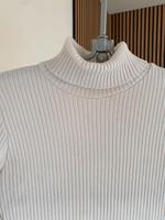 Weißer Rollkragenpullover Rolli bauchfrei Bershka Gr S Bayern - Wonfurt Vorschau