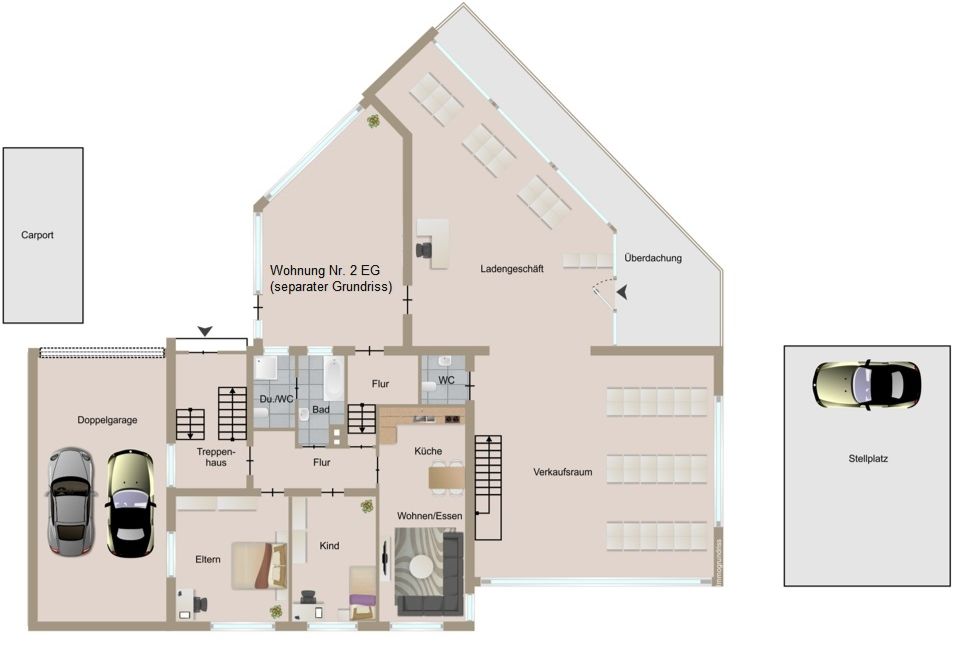 ***Renovierungsbedürftiges, vermietetes Haus mit Ladengeschäft in Lautenbach: Potenzial für Investoren, Geschäftsleute oder Eigennutzer*** in Lautenbach