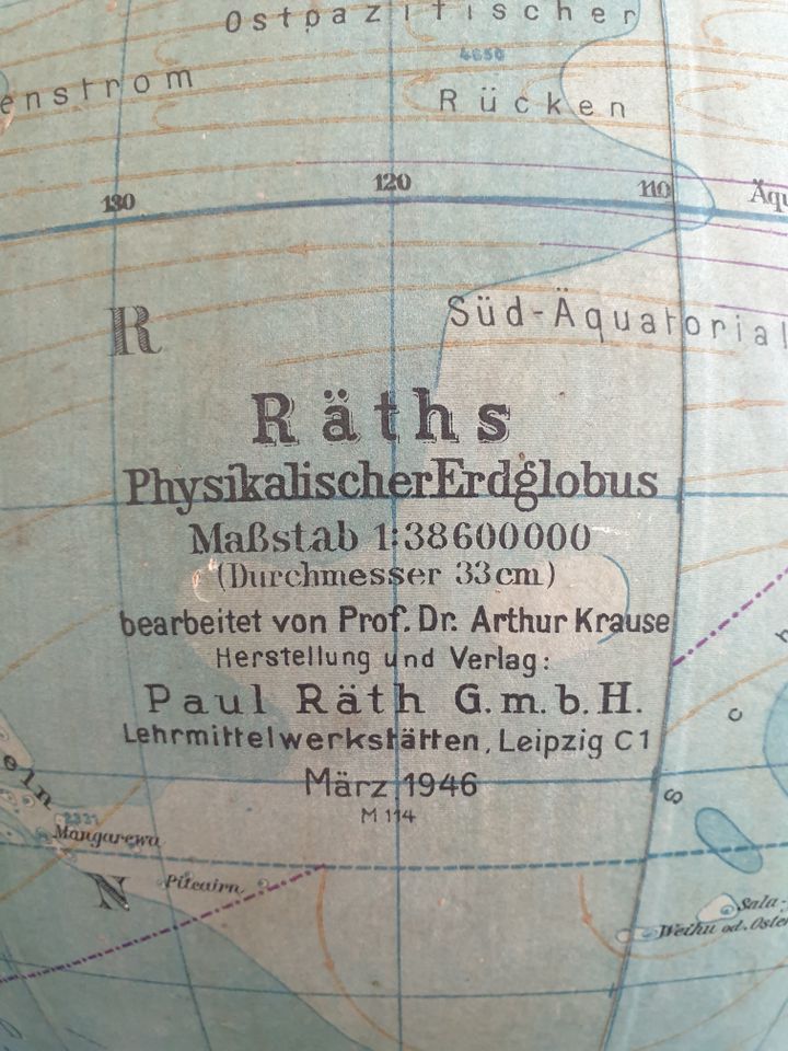 Globus aus vergangener Zeit – LIEBHABERSTÜCK in Leipzig