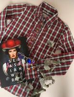 Oktoberfest / Trachten BLUSE / Hemd Rot / Schwarz kariert ❤️ Bielefeld - Dornberg Vorschau