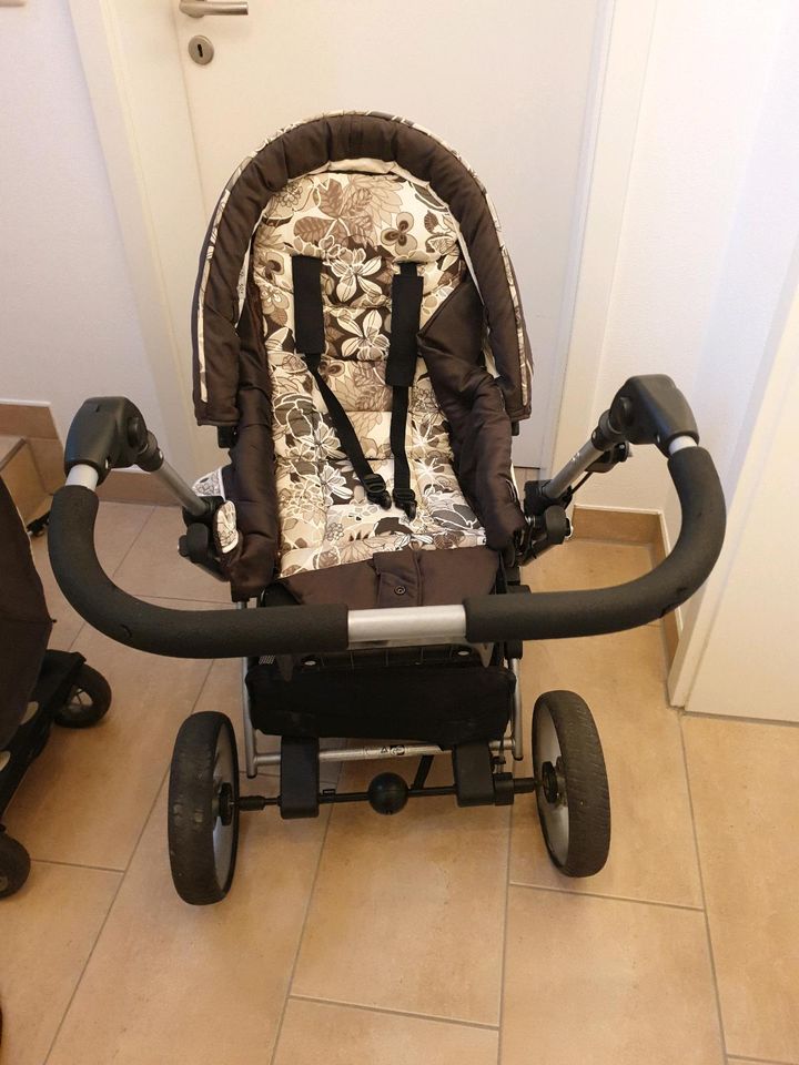 Kinderwagen von Teutonia, kann zum Baggy umgebaut werden, braun in Regensburg