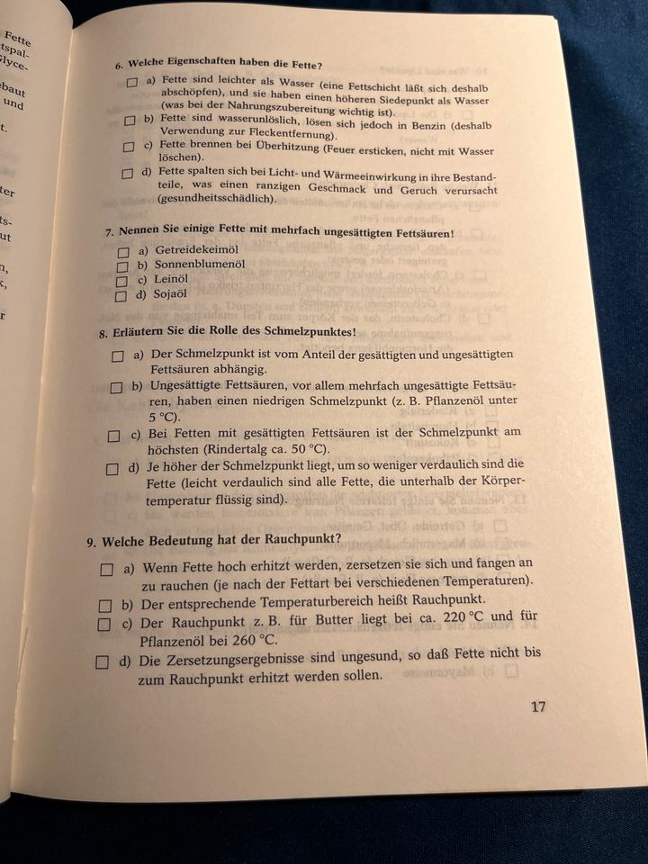 Erfolgsbuch für die hauswirtschaftliche Berufsausbildung in Niestetal