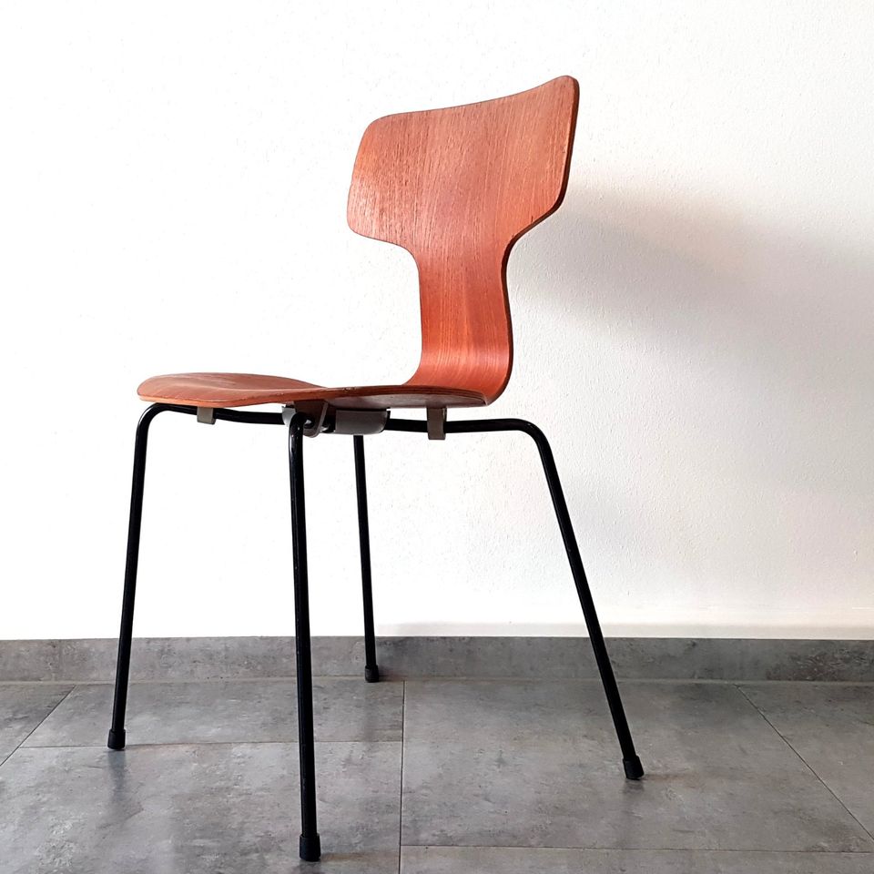 original Arne Jacobsen - Fritz Hansen - Hammerstuhl 3103 Teak TOP in Ellwangen (Jagst)