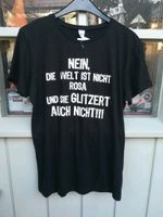 Girlie Shirt Fun, Größe M, rosa Welt Glitzer Baden-Württemberg - Vöhringen Vorschau