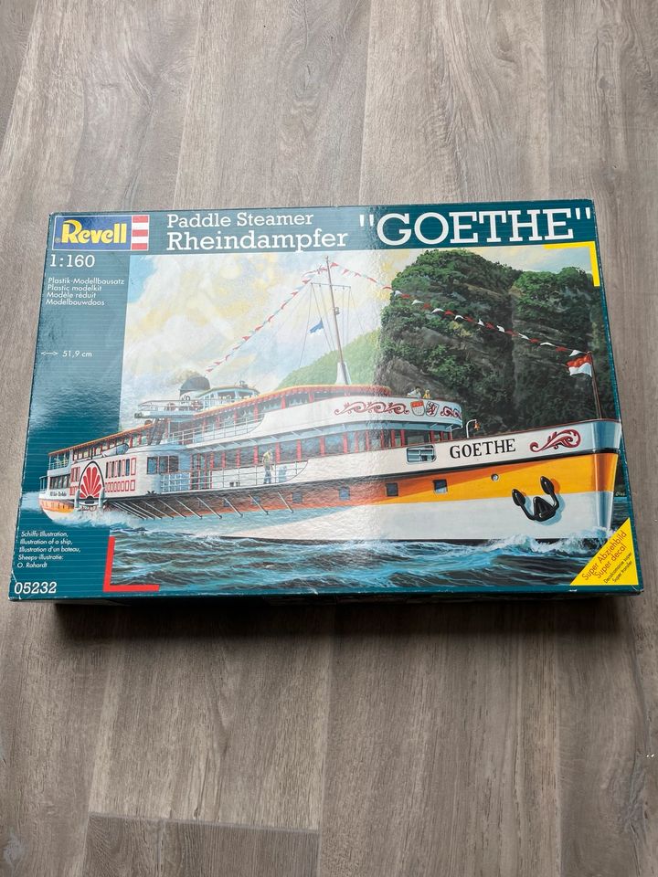 Modelbausatz Revell „Rheindampfer Goethe“ 1:160 mit OVP in Dülmen