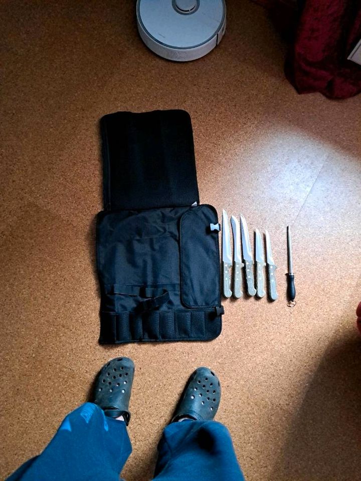 Chefkoch Messertasche Messer Solingen mit gratis Zugabe in Frielendorf