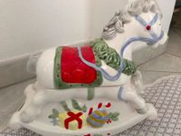 ☀️☀️Süße Weihnachts-Porzellan-Plätzchendose Pferd weiß☀️☀️ Bayern - Niederwerrn Vorschau