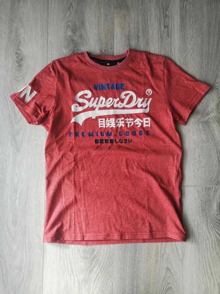 Superdry T-Shirt rot L Vintage in Kaiserslautern