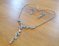 Kette Ohrringe Set Silber Valentinstag Hochzeit Geschenk Rheinland-Pfalz - Hauptstuhl Vorschau