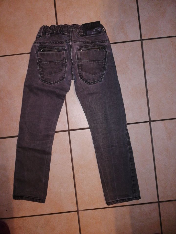 Okaidi Jeans Slim gr 128 dunkelgrau in Gladbeck