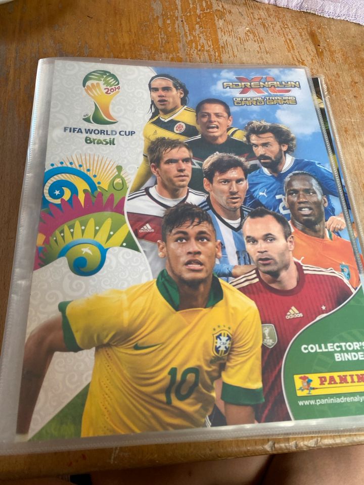 WM 2014 Brasil Sticker Heft Panini in Garmisch-Partenkirchen