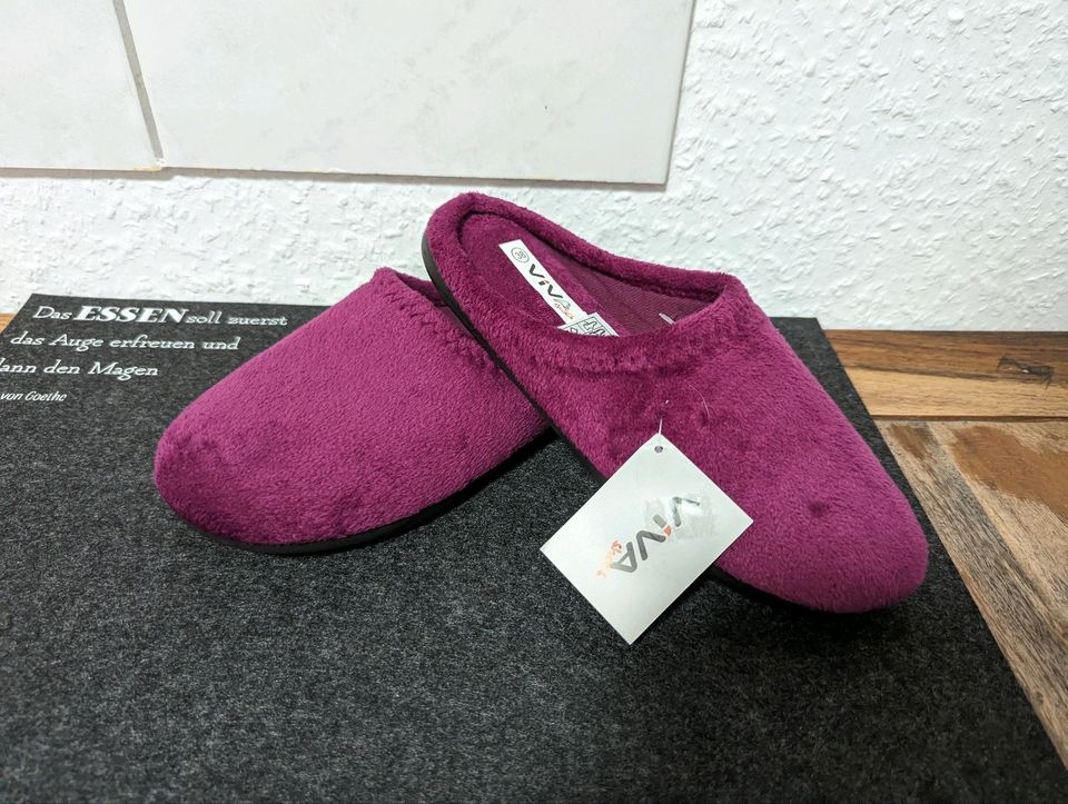 Kuschelige *Hausschuhe* pink viva shoes in Westerstede