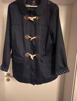 dünner Parka Gr. 40 dunkelblau Hessen - Vöhl Vorschau