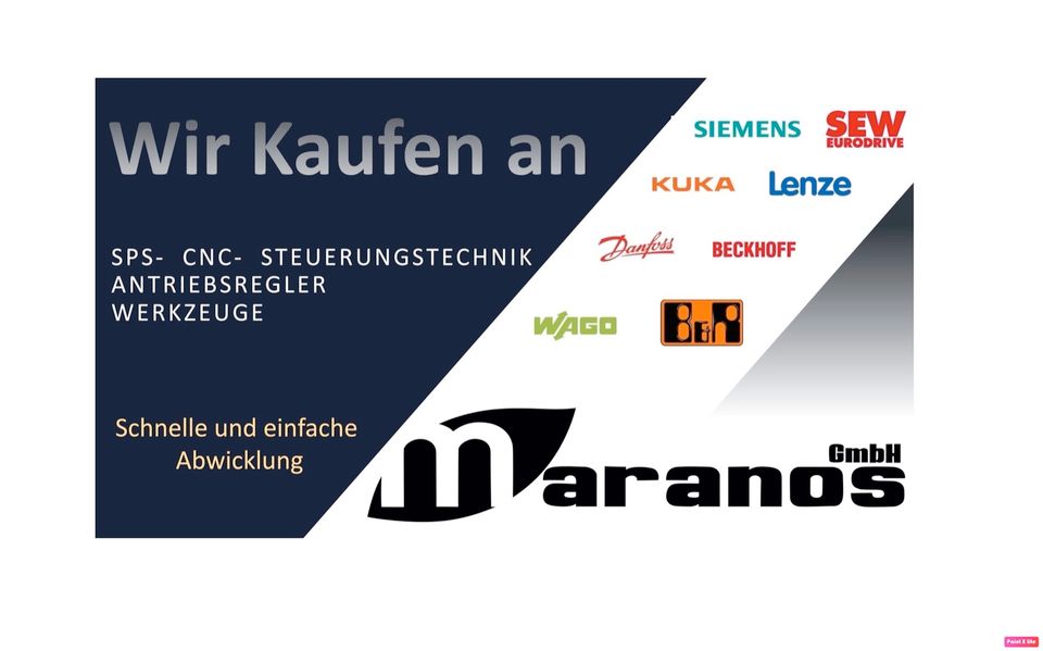 Ankauf SPS I CNC I  SIEMENS - B&R - BECKHOFF - PILZ - PHOENIX - DANFOSS - EUCHNER - LENZE - KUKA - OMRON - SICK - SEW EURODRIVE - SCHNEIDER - HEIDENHAIN - S7 - S5 - SIMATIC - SINAMICS - SIMODRIVE in Rottenburg am Neckar