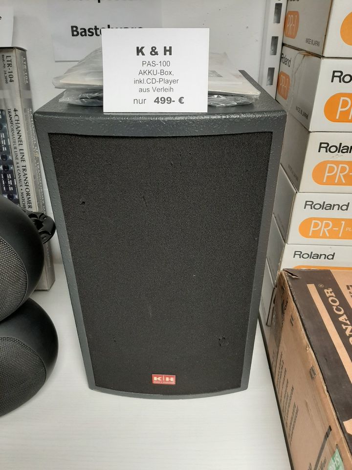 Klein & Hummel PAS-100 AKU-Box (incl.CD-Player) in Würzburg