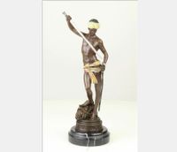 Bronzefigur Davids Sieg über Goliath Marmorsockel Bronze Skulptur Münster (Westfalen) - Centrum Vorschau