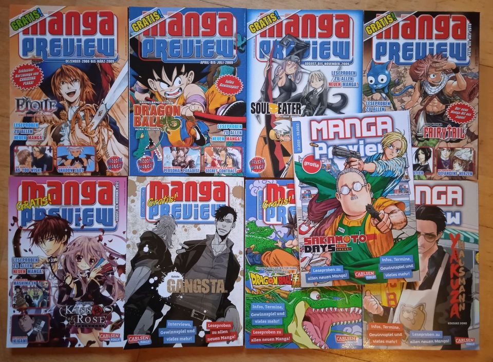 Carlsen Comic Manga Preview Sammlung, 23 Bände (super Zustand) in Trier