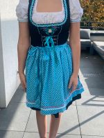 Dirndl blau schwarz mit Bluse in 36 / S Nordrhein-Westfalen - Grevenbroich Vorschau