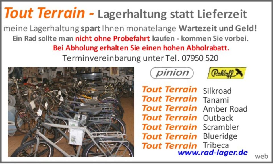 #0059 ⚠️ Pinion Randonneur mit Rennlenker⚠️#0059 Tout Terrain Blueridge Xplore GT ⚠️ Pinion Randonneur Stahlrahmen Cinq Shift:R Road in Schnelldorf