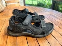 Sandalen Herren sommerschuhe Schuhe schwarz Riemen 43 ecco Baden-Württemberg - Hilzingen Vorschau