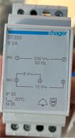 1x Hager ST303 Klingeltrafo 230V 8V, und 12V/8VA, 2PLE Nordrhein-Westfalen - Lippstadt Vorschau