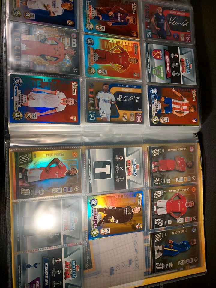 Topps match attax sammlung(teil 2) in Bielefeld