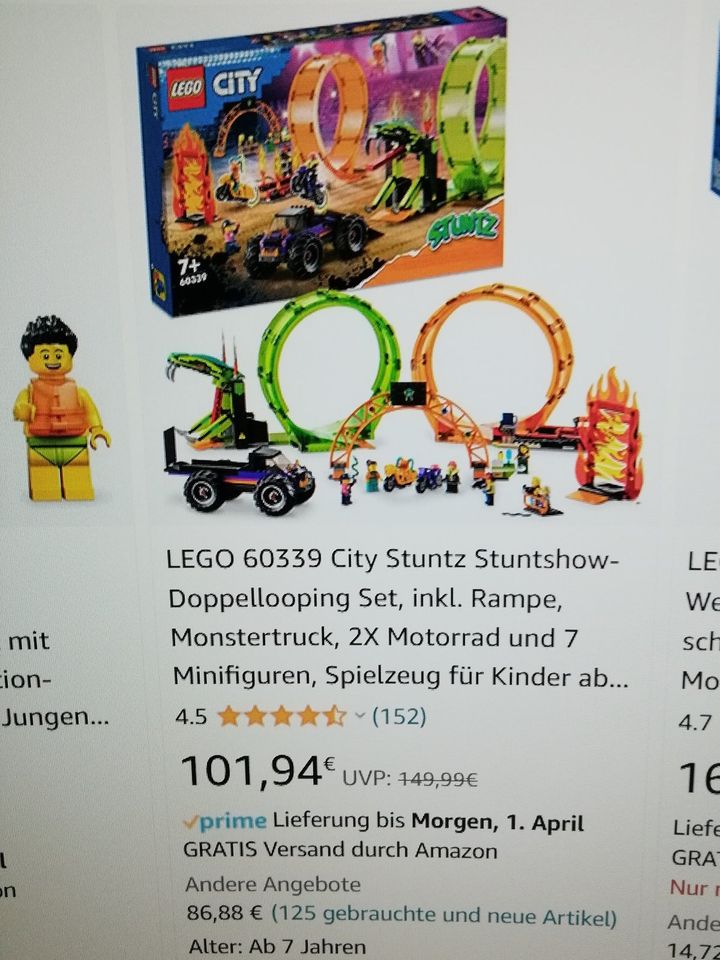 Lego City -Set  Stunt Show 60339 in Steinbach-Hallenberg (Thüringer W)