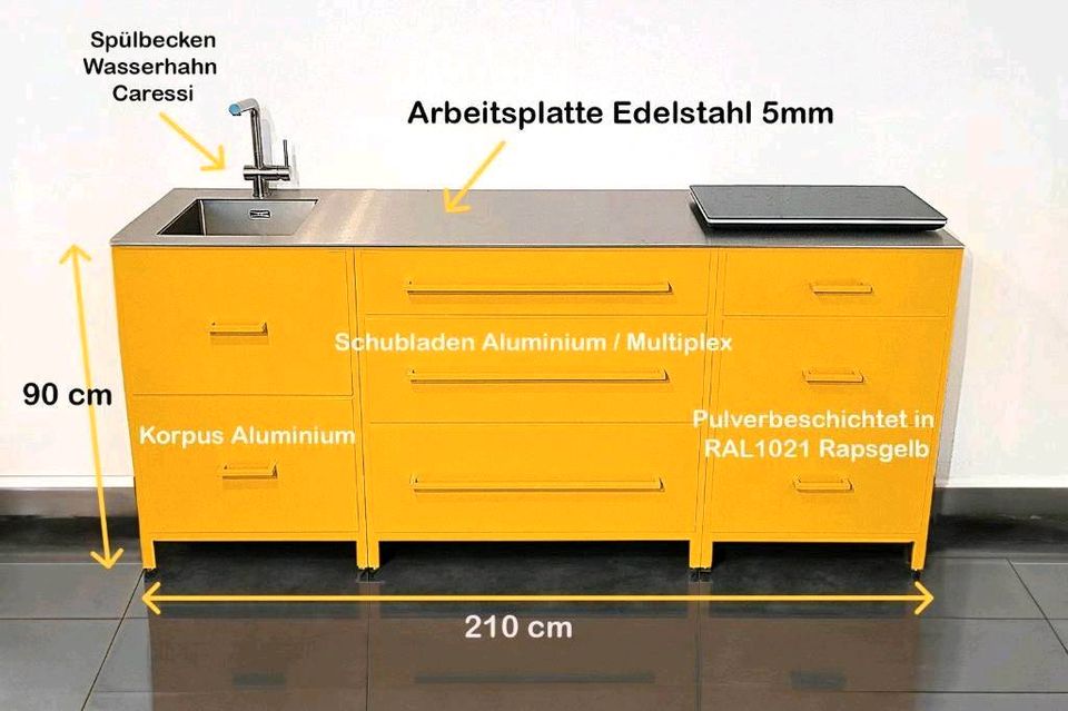 Modulküche Küchenmodule Küchenzeile Küche Büroküche in Duisburg