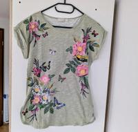 Oasis Slub Jersey T-Shirt Pastell Grün Floral S 36 Bayern - Traunreut Vorschau