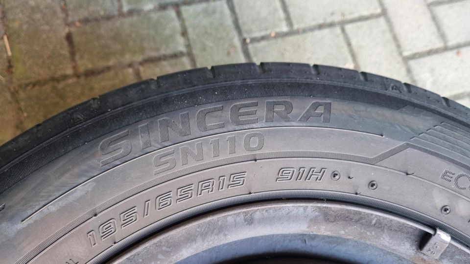 4* Sommerreifen Michelin Energy Saver/ Falken Sincera 195/65 A15 in Emmendingen