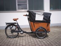 Frühlingsaktion`Lastenrad Babboe Curve  E-500 Holzkasteu Neu mit Zubehör Bayern - Essenbach Vorschau