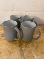 4x Tassen Glas Teetassen Kaffeetassen grau Schleswig-Holstein - Rendsburg Vorschau