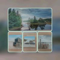 4  Bilder Glasbilder Meer See Nordsee Stausee Nordrhein-Westfalen - Haltern am See Vorschau