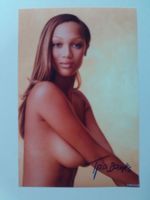 Tyra Banks orig. Autogramm " SEXY " Motiv 20x30 Niedersachsen - Achim Vorschau