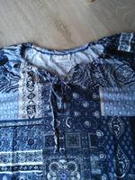 T-Shirt, Gr. L, canda, blau/beige gemustert, Gummizug Nordrhein-Westfalen - Ense Vorschau