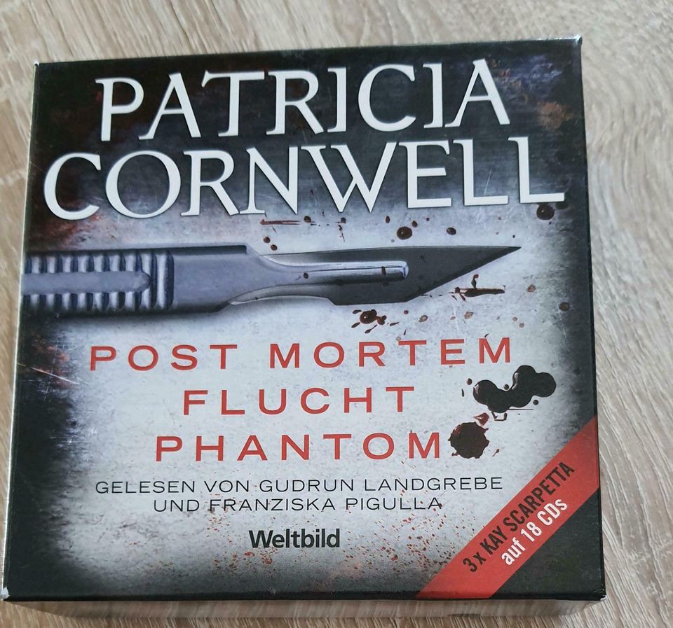 Hörbuch Set Patricia Cornwell-3x Kay Scarpetta - 18 CD's in Clausthal-Zellerfeld