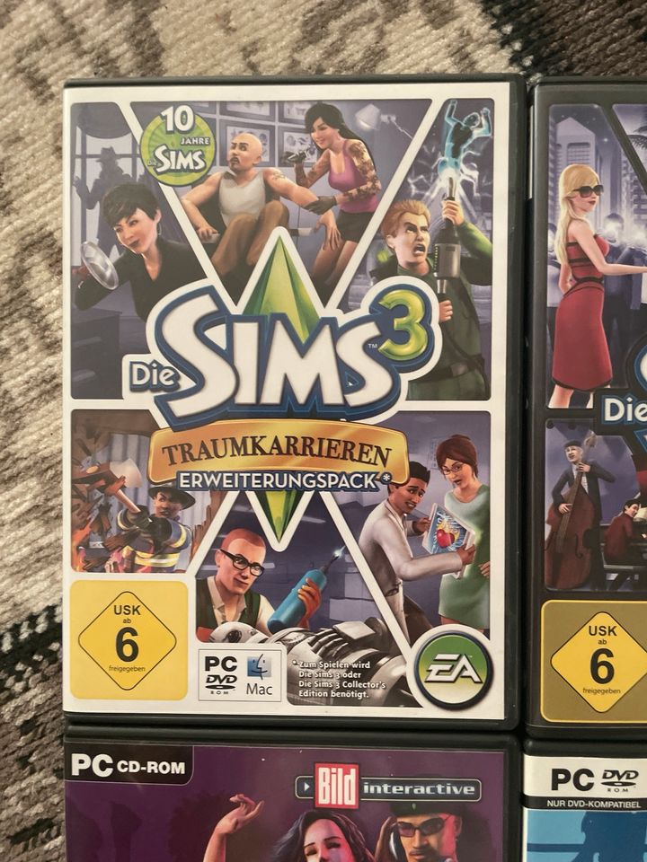 Sims 2 & Sims 3 - verschiedene Spiele - Preise in Beschreibung in Viersen