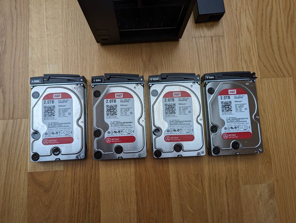 QNAP TS-419P II NAS inkl. 8 TB (4 x WD Red SATA 2TB WD20EFRX) in Aachen