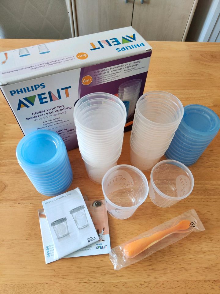 Set Philips AVENT 20 Mehrwegbecher Beikost Einfrieren in Weimar