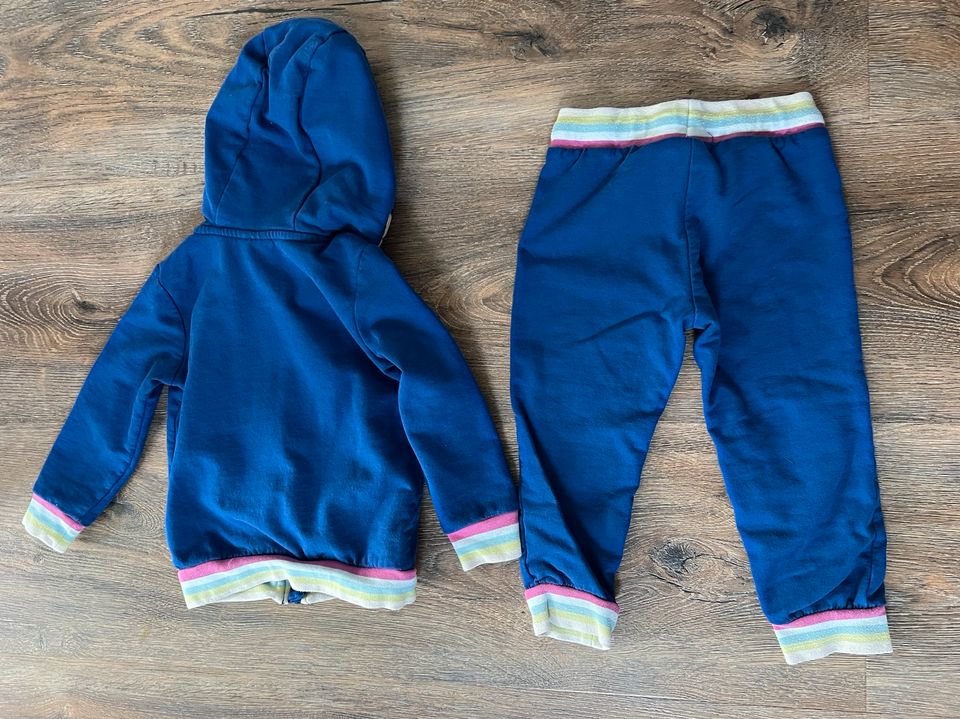 Süßer blauer Jogginganzug von Aldi Lily&Dan Gr. 92 (eher 86) in Buchloe