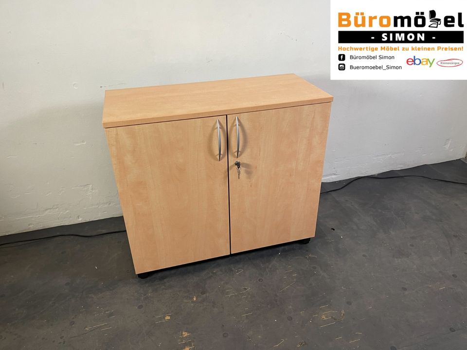 ❗️5x Ceka Buche Büroschrank Aktenschrank Rolladenschrank Roll- Standcontainer Kommode Unterschrank Abschließbar Modern Komplettset Hochwertig Design Büro Sideboard Flügeltürenschrank Lieferung Möglich in Linden