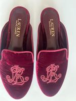 Ralph Lauren Mules Burgundrot München - Altstadt-Lehel Vorschau