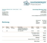 RAVENSBERGER Comfort Matratze Ravo-PUR 80 x 200 Baden-Württemberg - Böblingen Vorschau