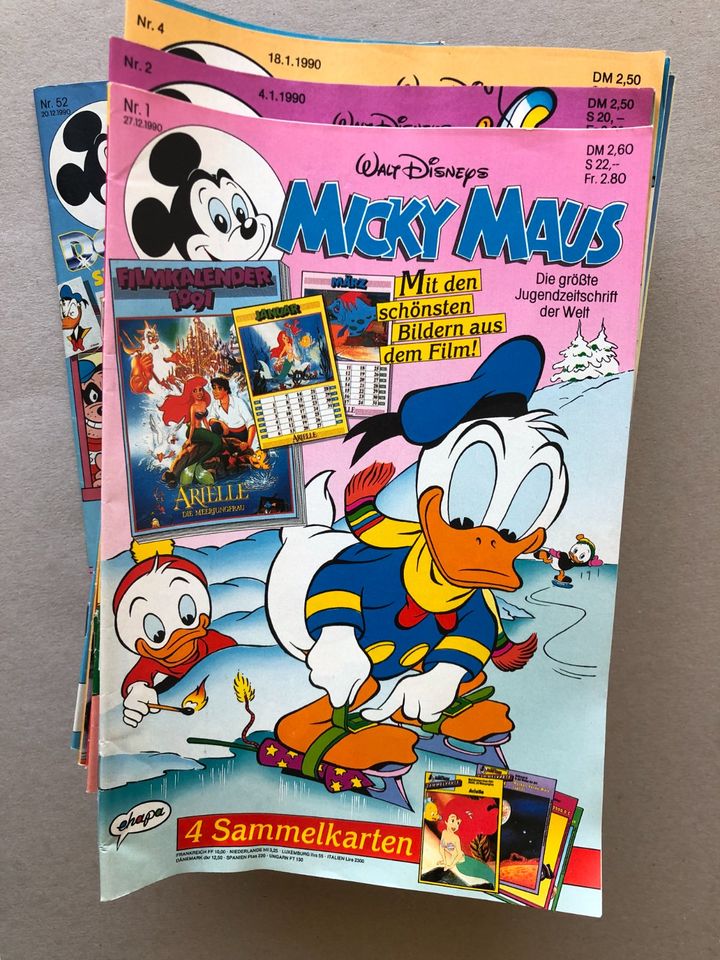 Micky Maus Hefte Jahrgang 1990 in Braunschweig