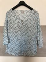 Bluse, Sommerbluse, Größe 46, Gina Collection, weiß mit blau Saarland - St. Ingbert Vorschau